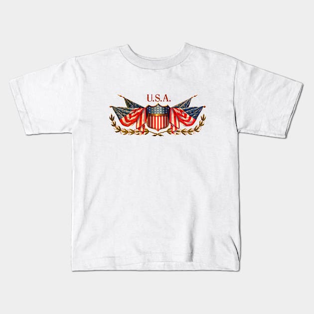 USA Kids T-Shirt by 